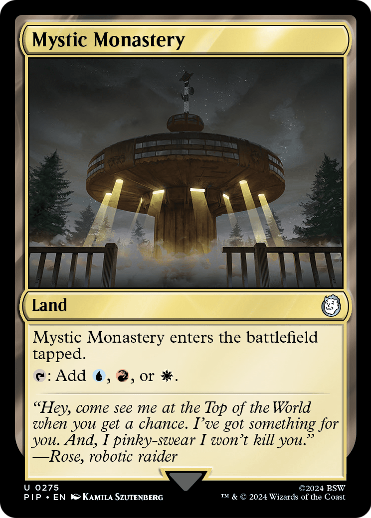 Mystic Monastery [Fallout] Foil