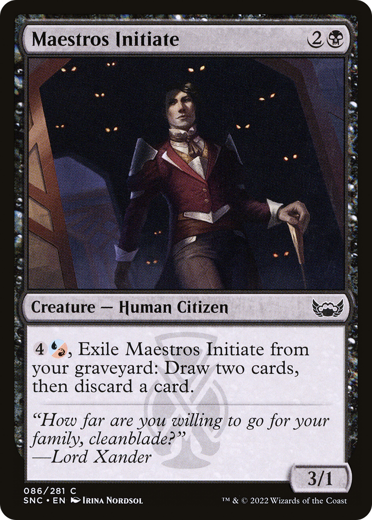 Maestros Initiate [Streets of New Capenna] Foil