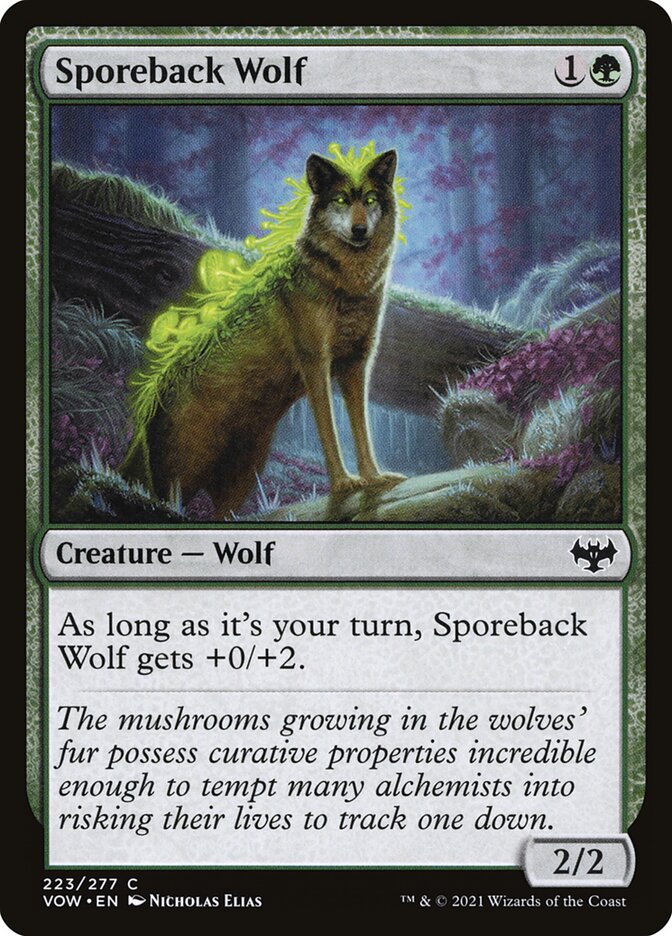 Sporeback Wolf 223/277 (Innistrad: Crimson Vow) 