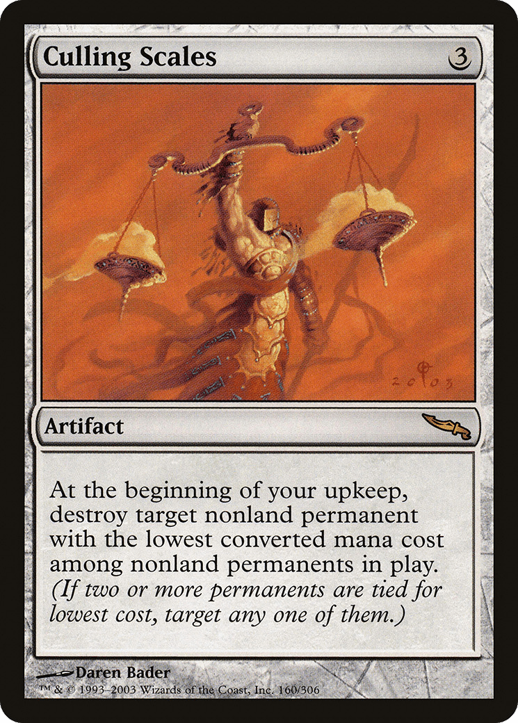 Culling Scales [Mirrodin] Foil
