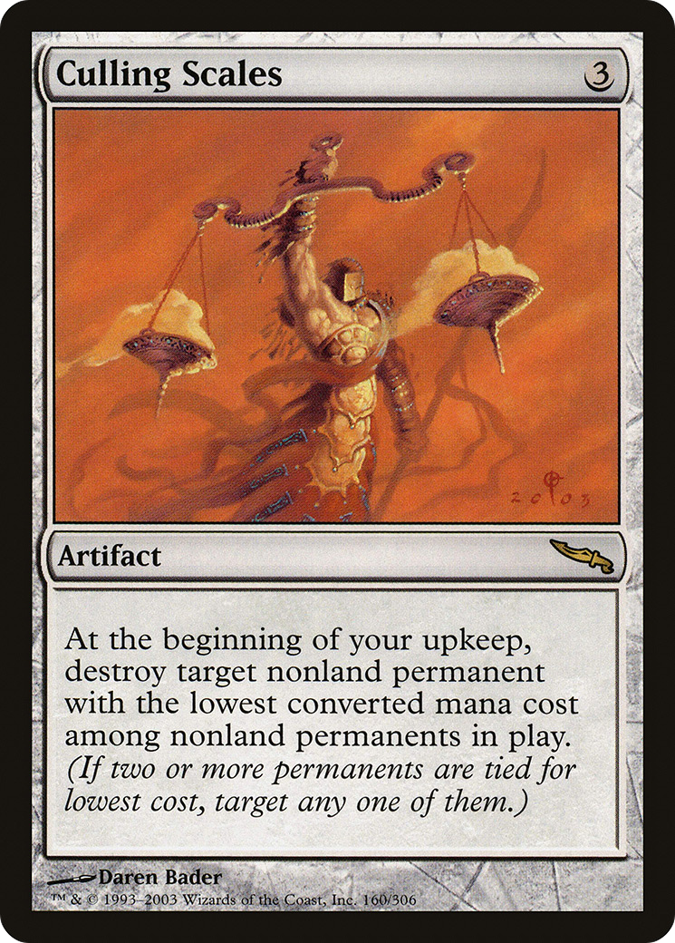 Culling Scales [Mirrodin] Foil