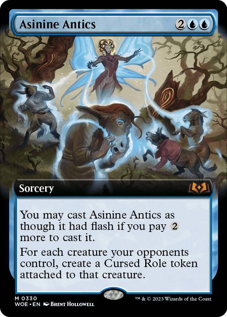 Asinine Antics (Extended Art) [Wilds of Eldraine] Foil