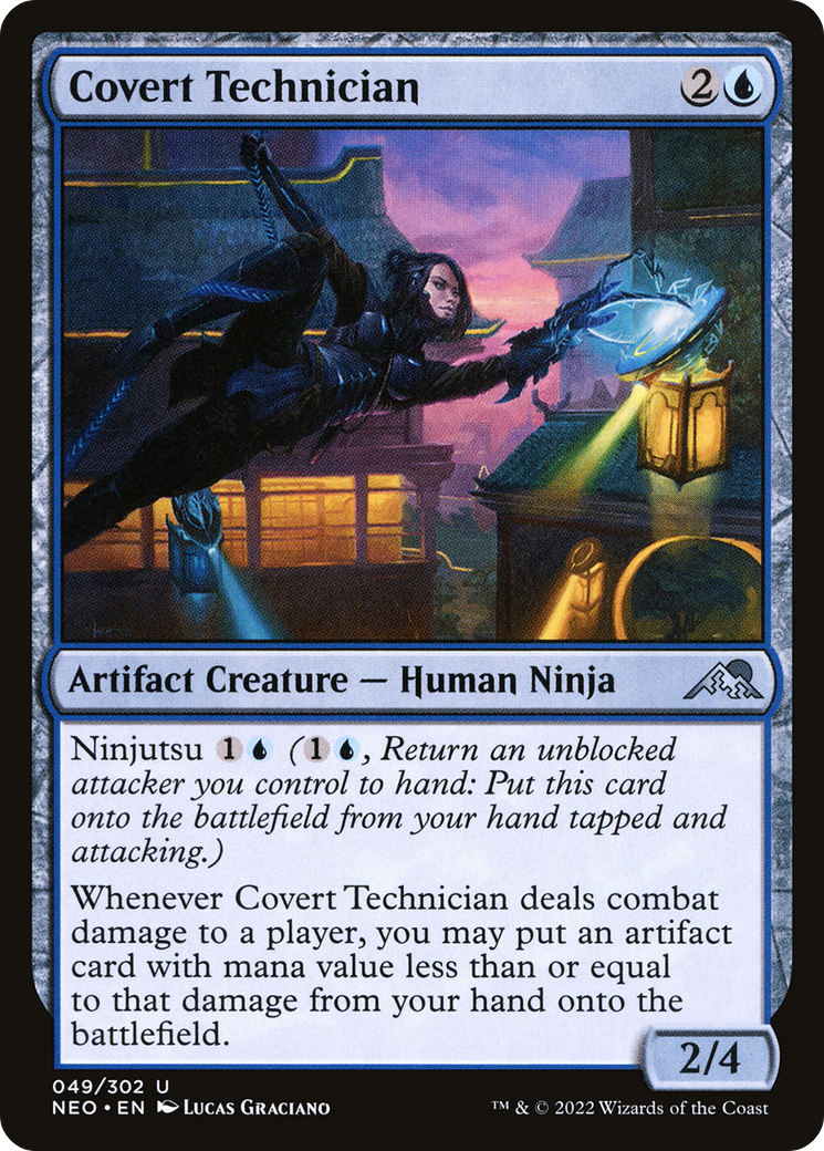 Covert Technician [Kamigawa: Neon Dynasty] Foil
