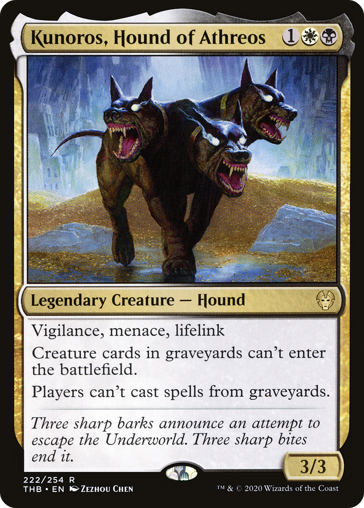 Kunoros, Hound of Athreos [Theros Beyond Death] Foil