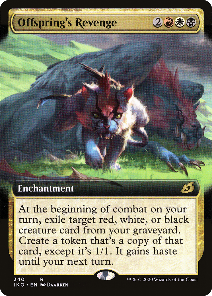 Offspring's Revenge (Extended Art) [Ikoria: Lair of Behemoths] Foil