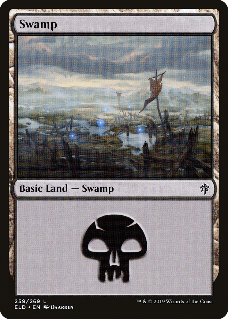 Swamp (259) [Throne of Eldraine] Foil