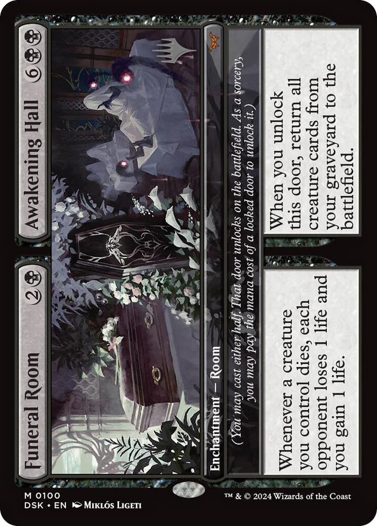 Funeral Room // Awakening Hall [Duskmourn: House of Horror Promos] Foil