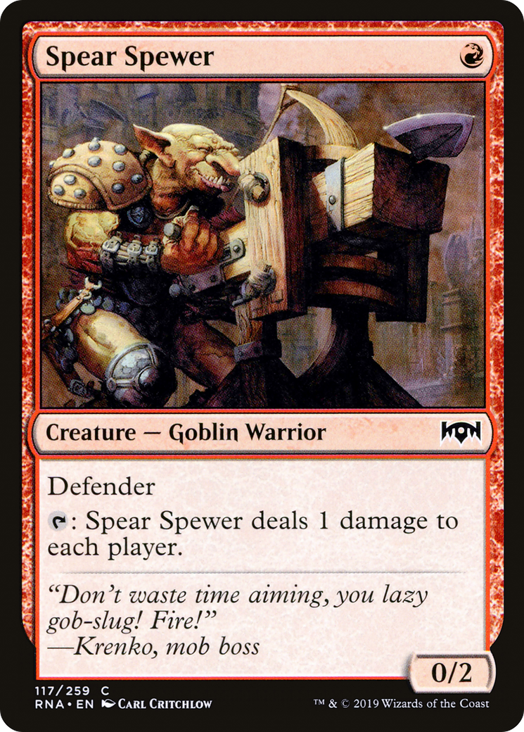 Spear Spewer [Ravnica Allegiance] Foil