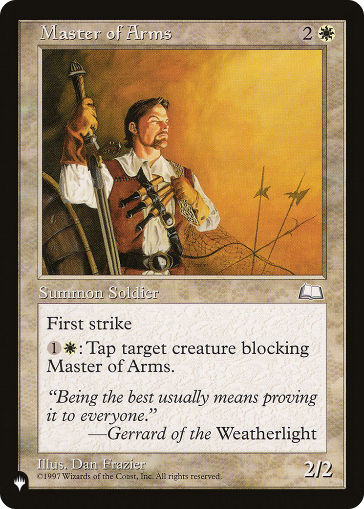 Master of Arms |  (WTH-20) [The List]