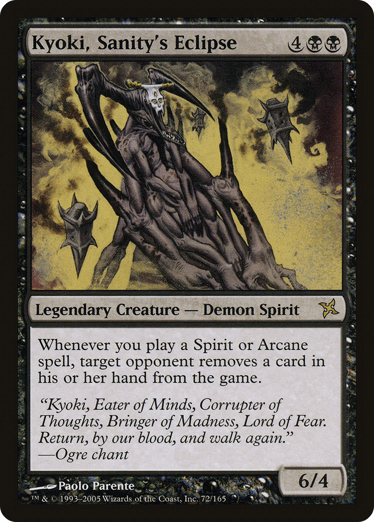 Kyoki, Sanity's Eclipse [Betrayers of Kamigawa] Foil