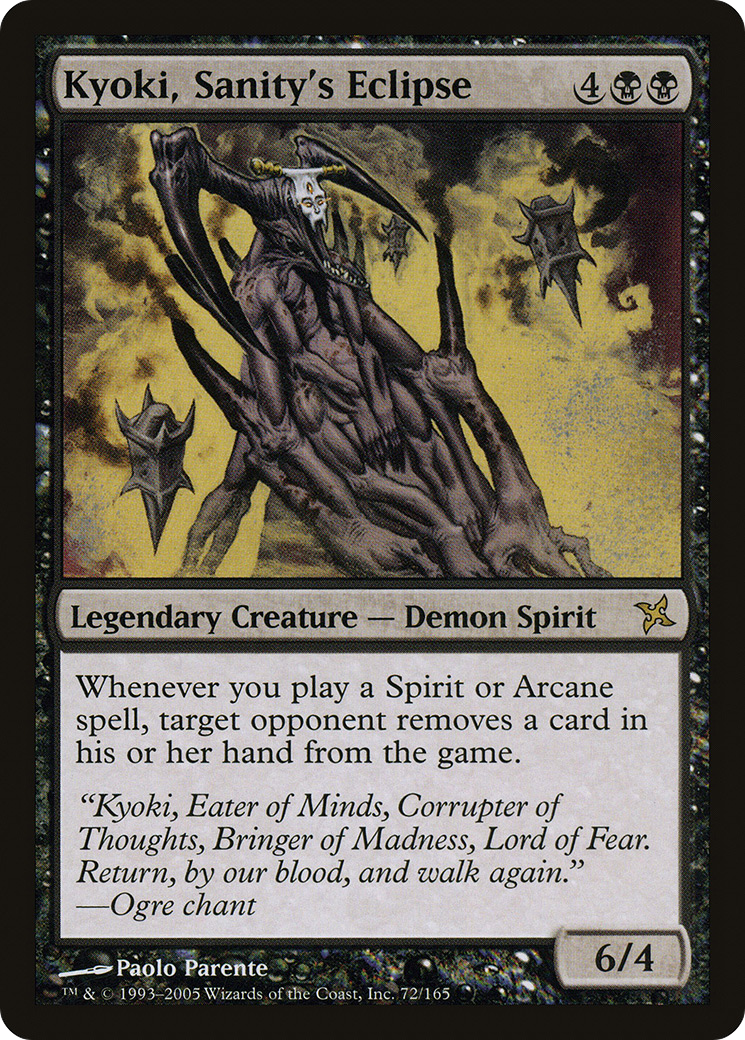 Kyoki, Sanity's Eclipse [Betrayers of Kamigawa] Foil