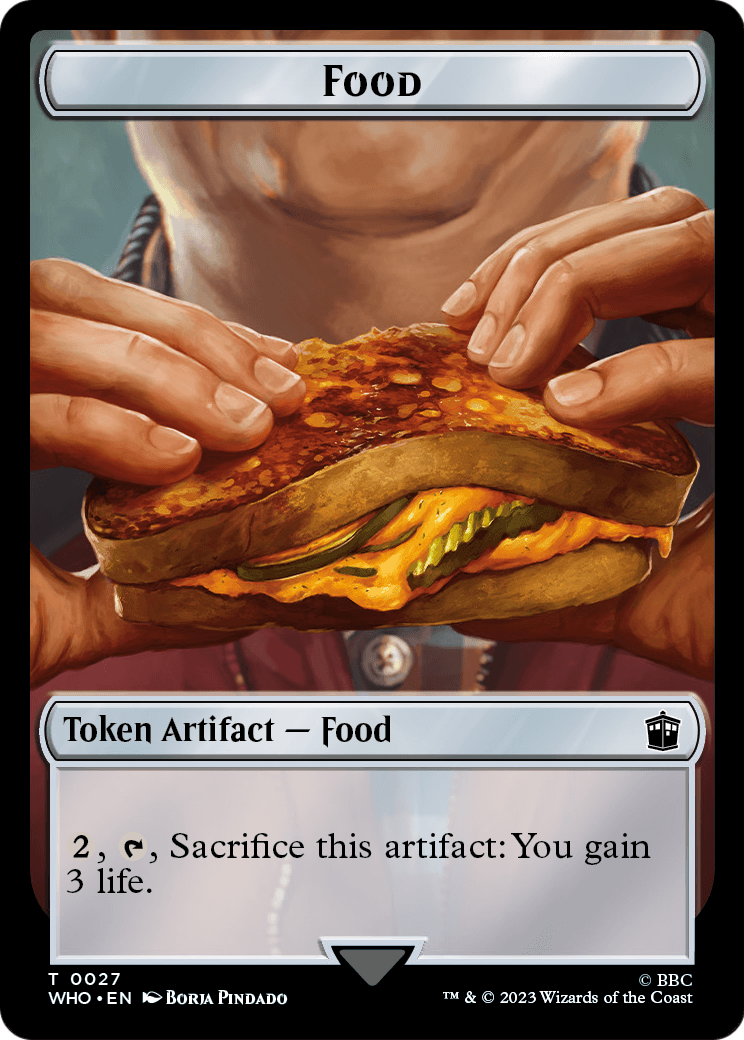 Food (TWHO-027) - Doctor Who Tokens