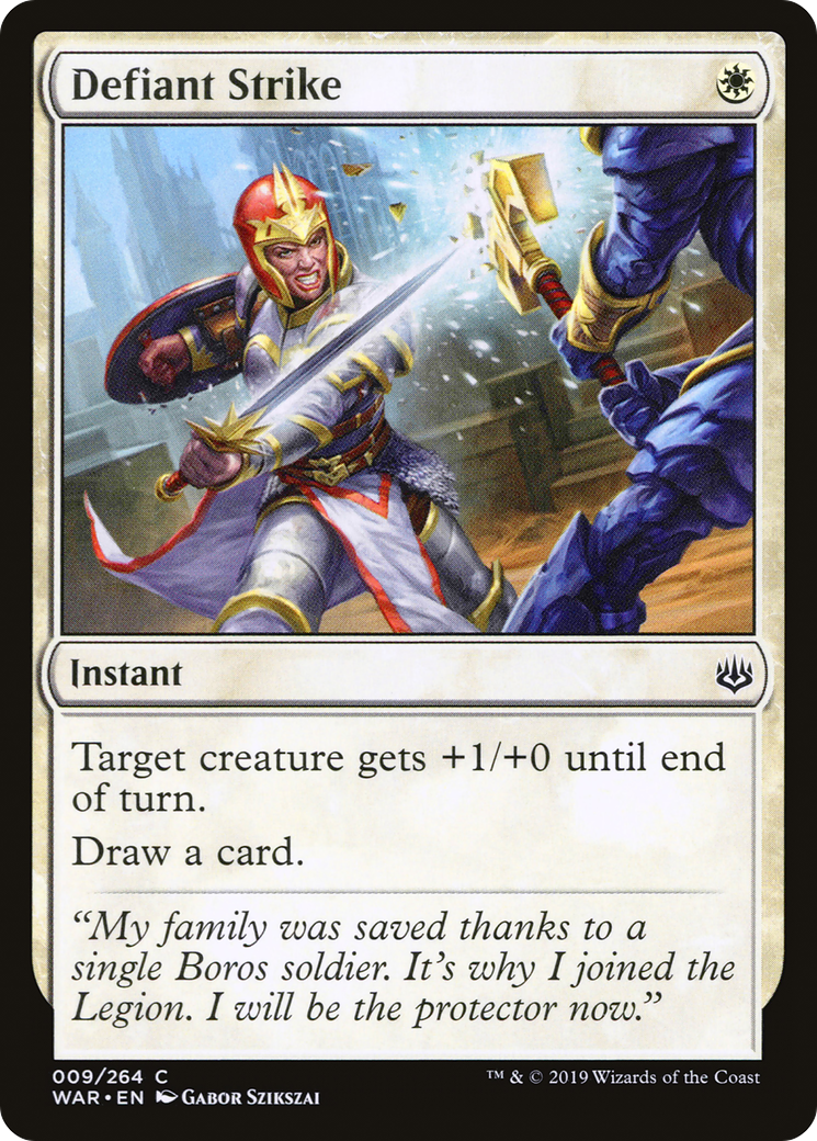 Defiant Strike [War of the Spark] Foil