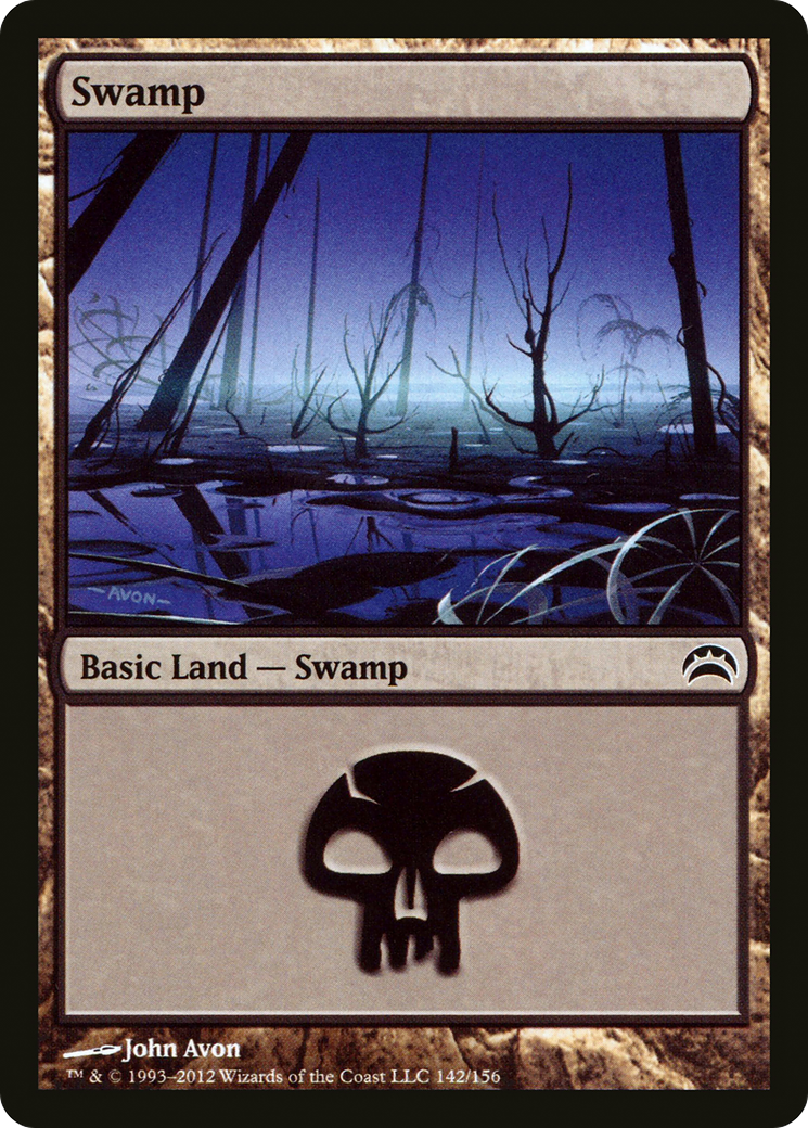 Swamp (142) [Planechase 2012] Foil