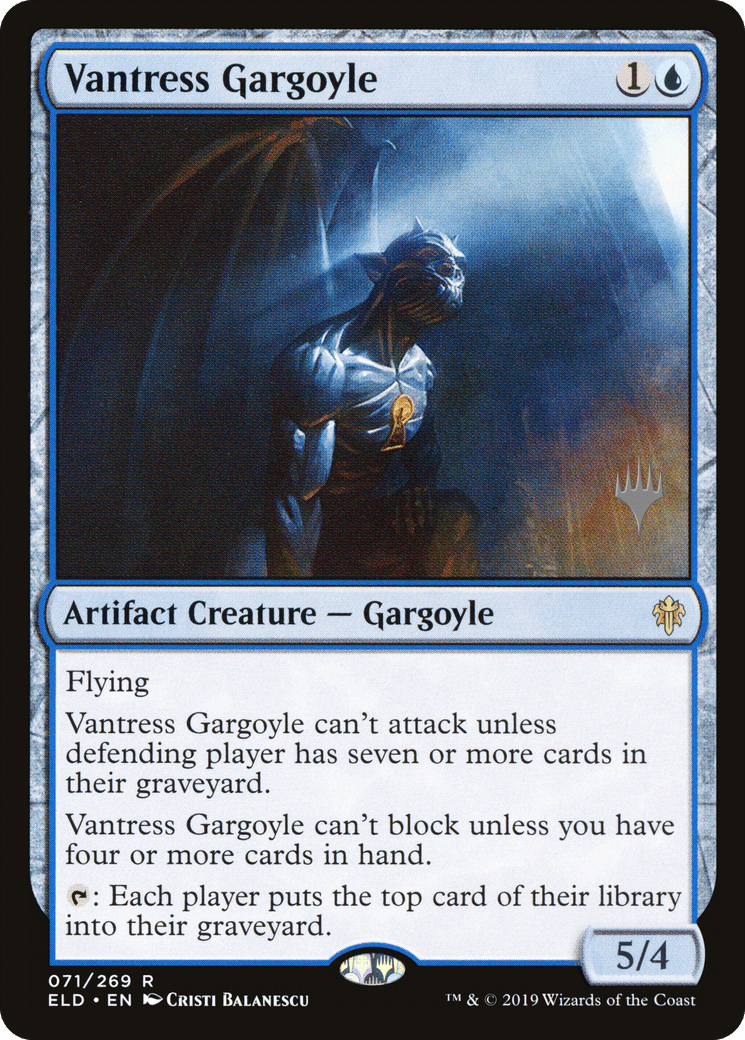 Vantress Gargoyle (Promo Pack) [Throne of Eldraine Promos] Foil