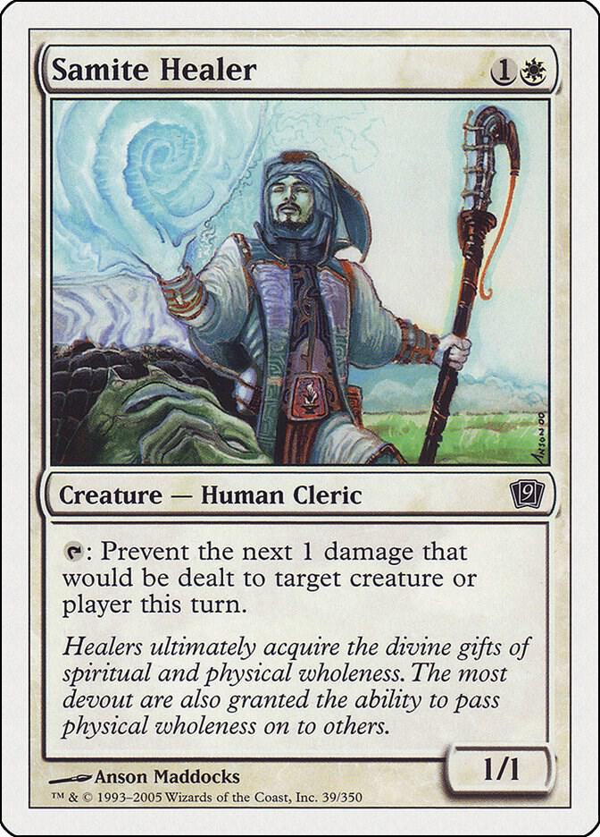 Samite Healer 39/350 (9th Edition) 