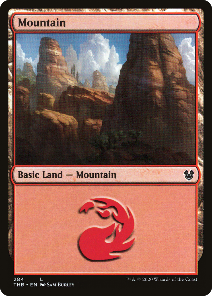 Mountain (284) [Theros Beyond Death] Foil