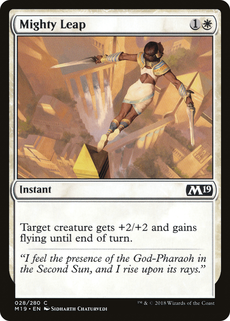 Mighty Leap [Core Set 2019] Foil