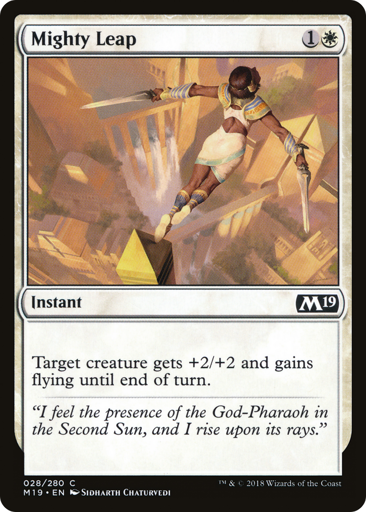 Mighty Leap [Core Set 2019] Foil
