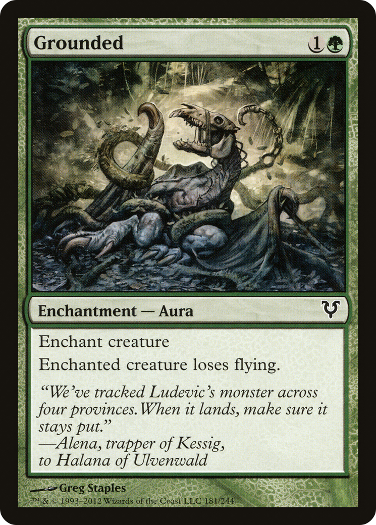 Grounded [Avacyn Restored] Foil