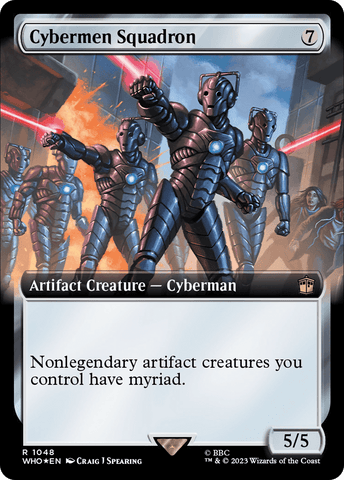 Cybermen Squadron (Extended Art) (Surge Foil) [Doctor Who]