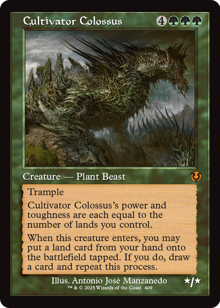 Cultivator Colossus (Retro Frame) (-409) [Innistrad Remastered]  Foil