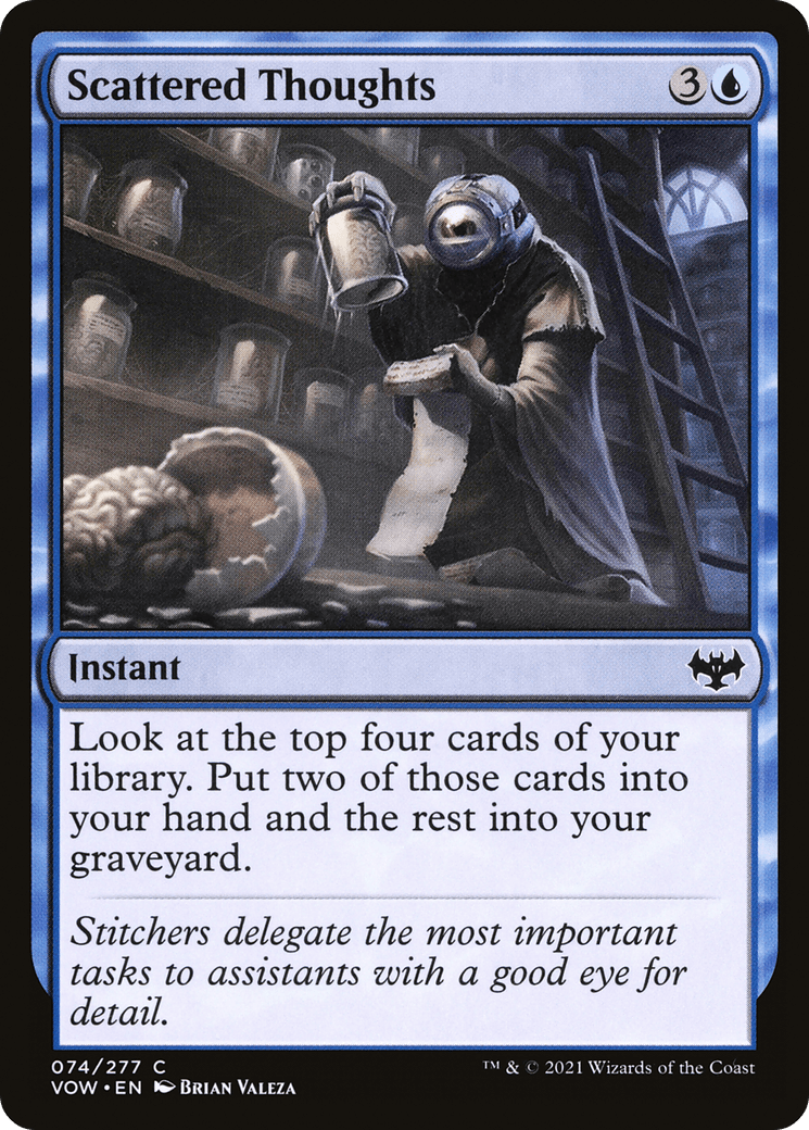 Scattered Thoughts [Innistrad: Crimson Vow] Foil