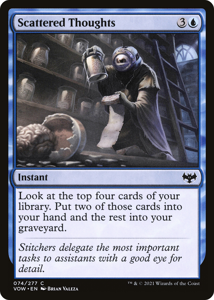 Scattered Thoughts [Innistrad: Crimson Vow] Foil