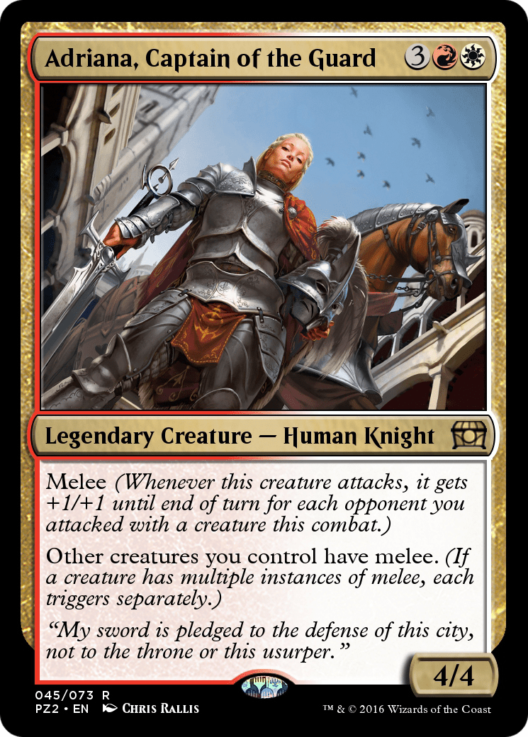 Adriana, Captain of the Guard (PZ2-045) - Treasure Chest