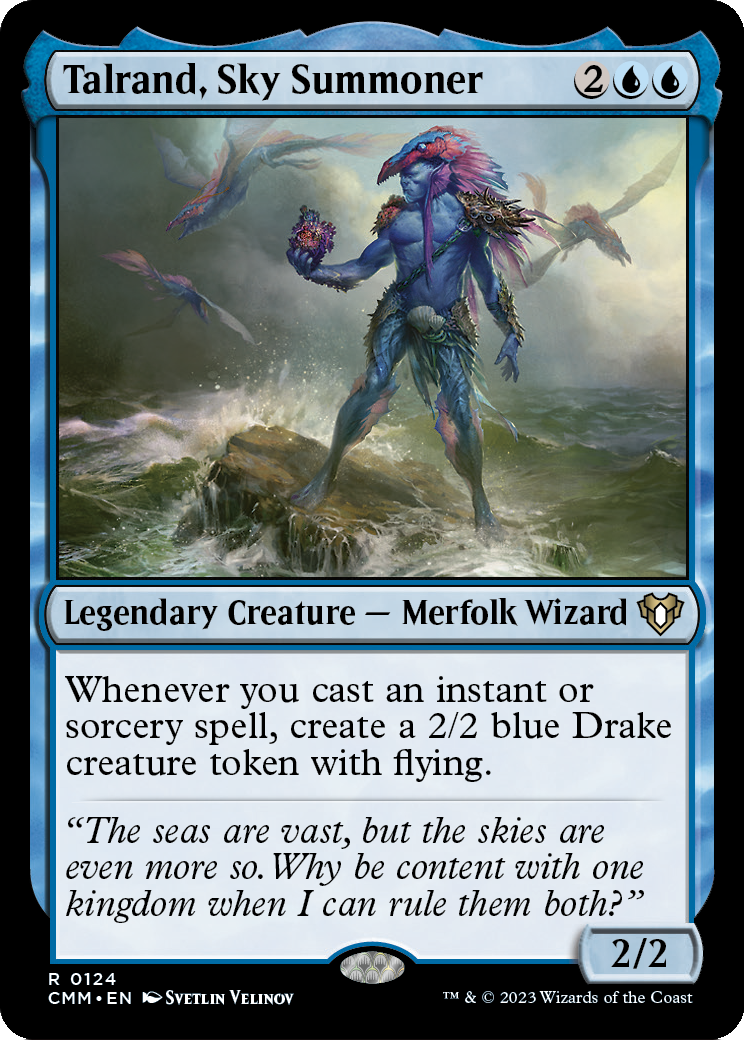 Talrand, Sky Summoner [Commander Masters] Foil