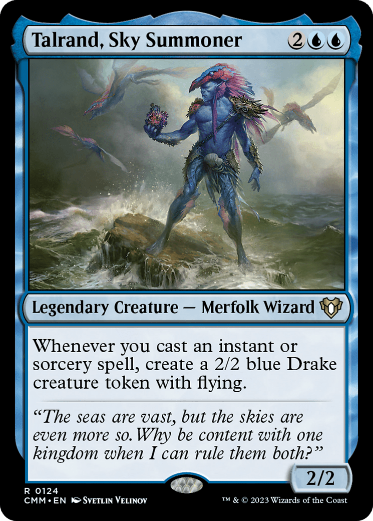 Talrand, Sky Summoner [Commander Masters] Foil