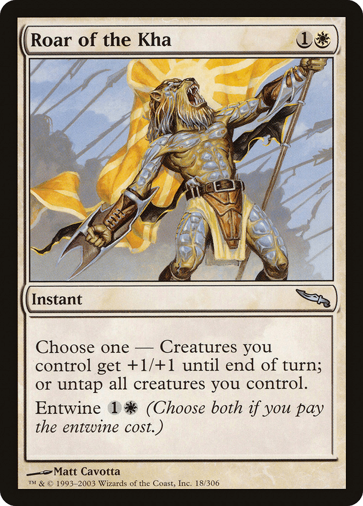 Roar of the Kha [Mirrodin] Foil