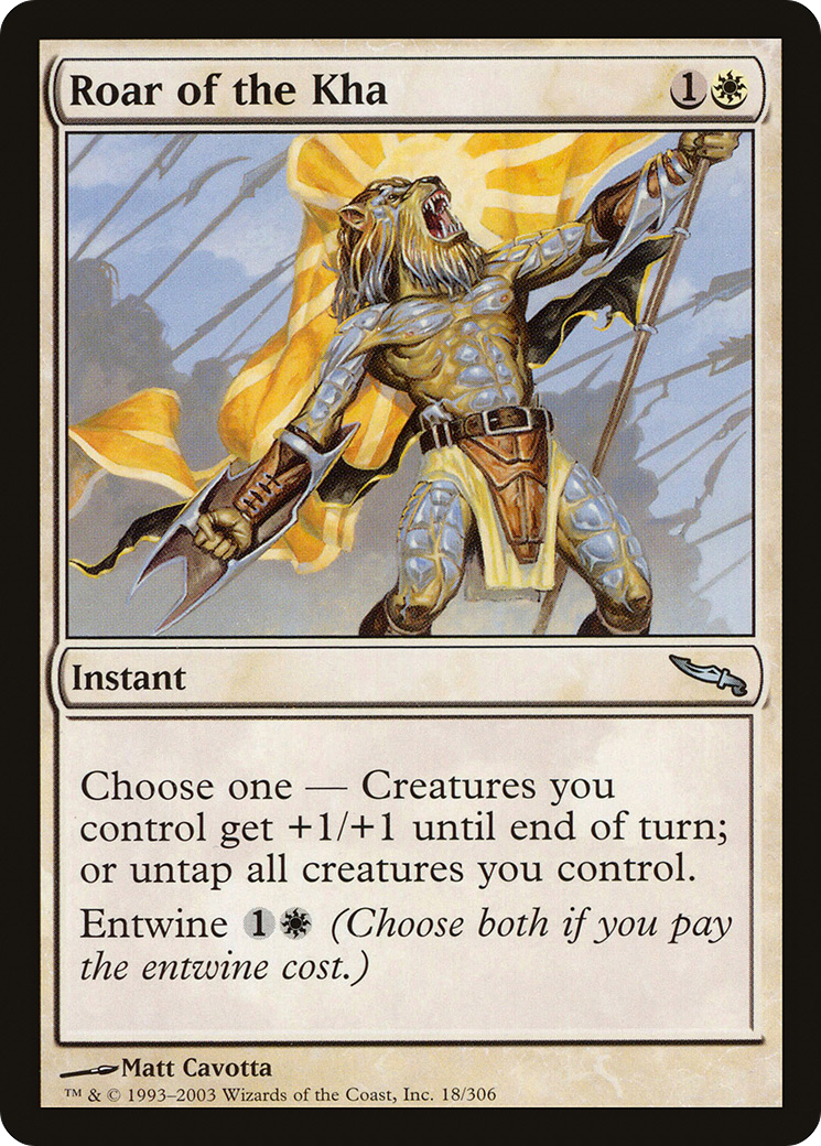 Roar of the Kha [Mirrodin] Foil