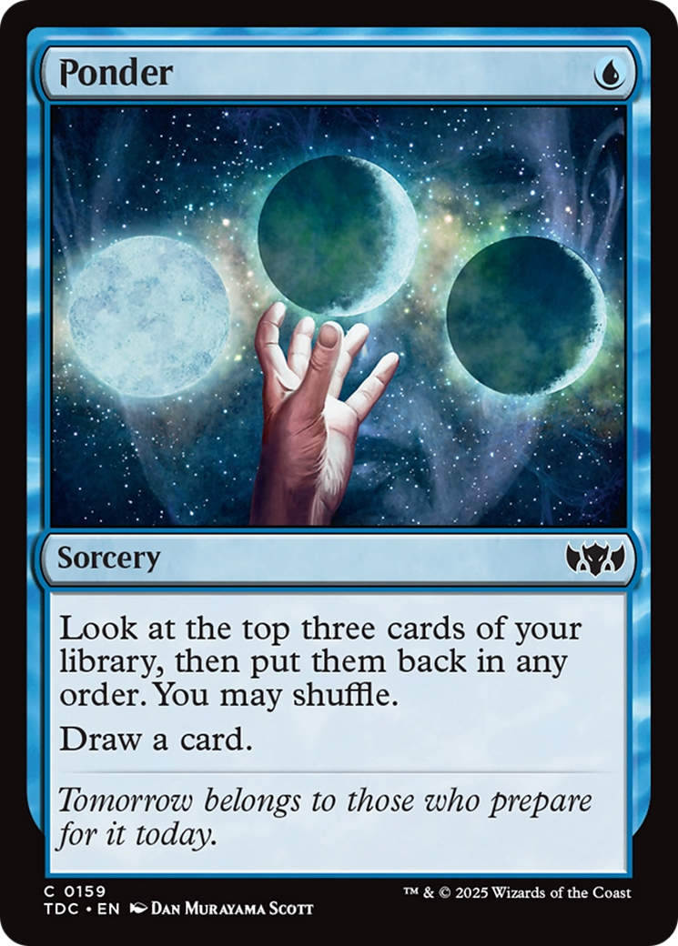 Ponder (159) [Commander: Tarkir: Dragonstorm]