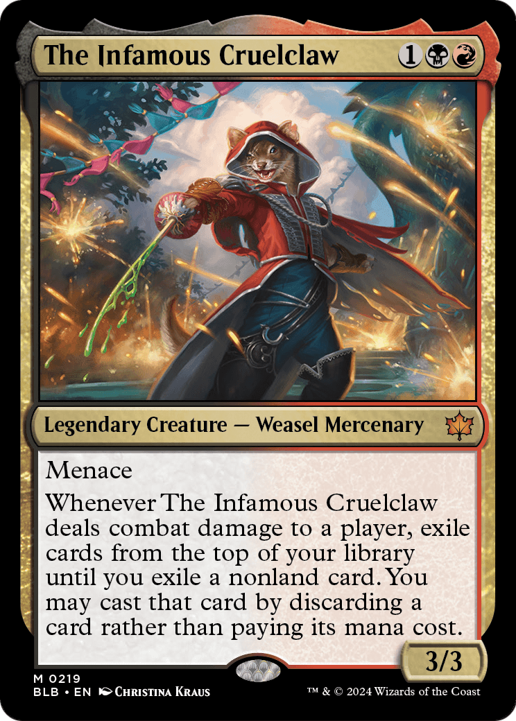 The Infamous Cruelclaw [Bloomburrow]
