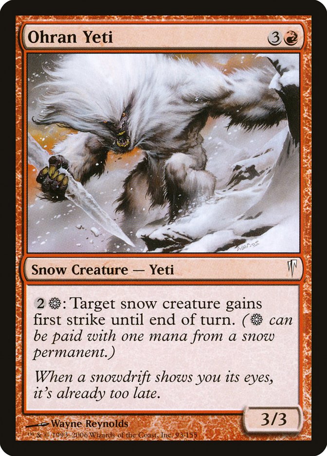 Ohran Yeti 93/155 (Coldsnap) 