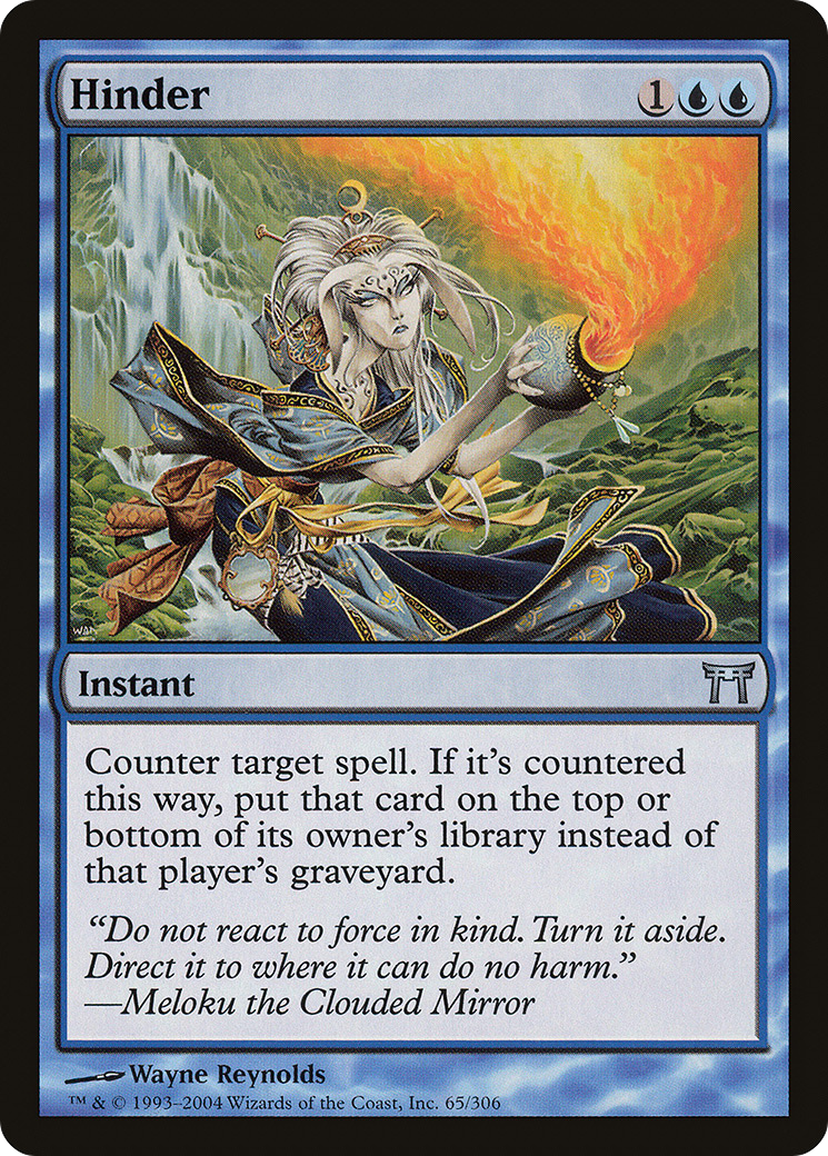 Hinder [Champions of Kamigawa] Foil