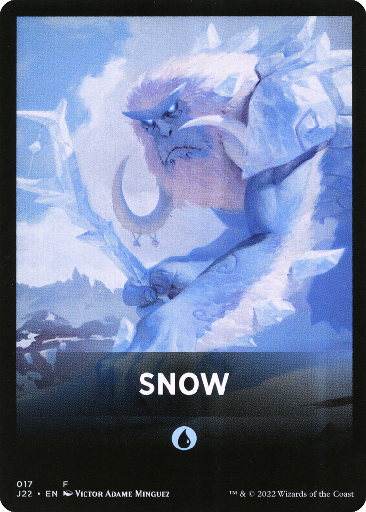 Snow (FJ22-017) - Jumpstart 2022 Front Cards