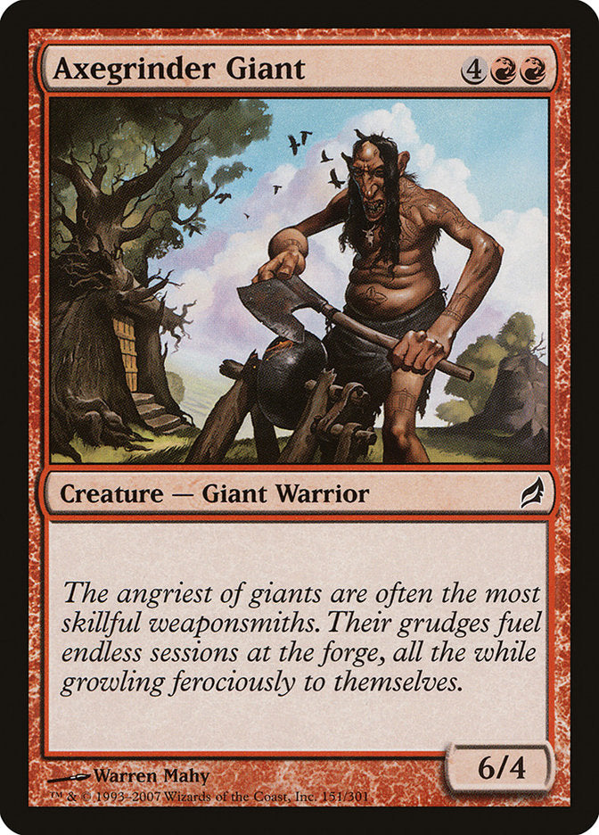 Axegrinder Giant 151 (Lorwyn) 