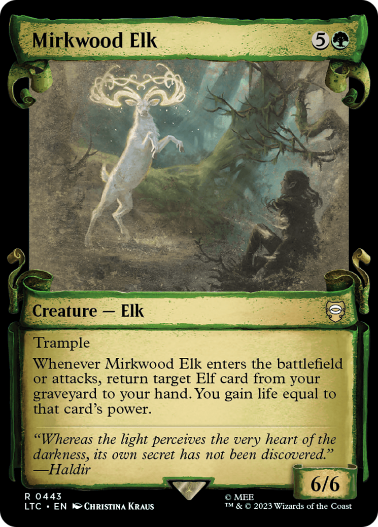 Mirkwood Elk [The Lord of the Rings: Tales of Middle-Earth Commander Showcase Scrolls] Foil