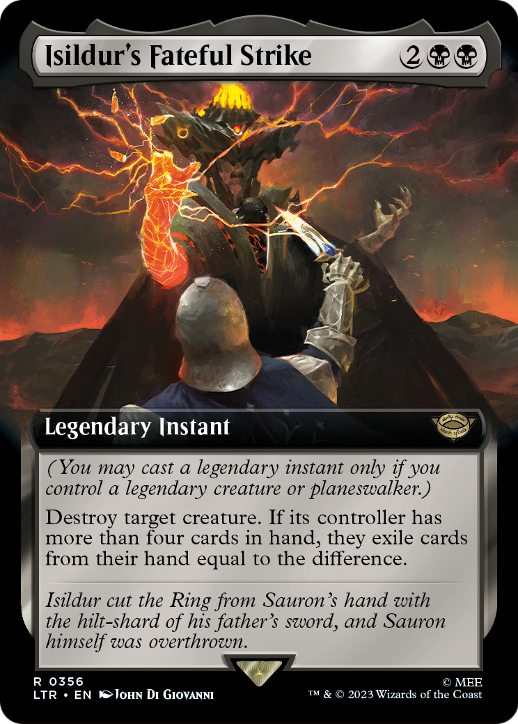 Isildur's Fateful Strike (Extended Art) [The Lord of the Rings: Tales of Middle-Earth] Foil