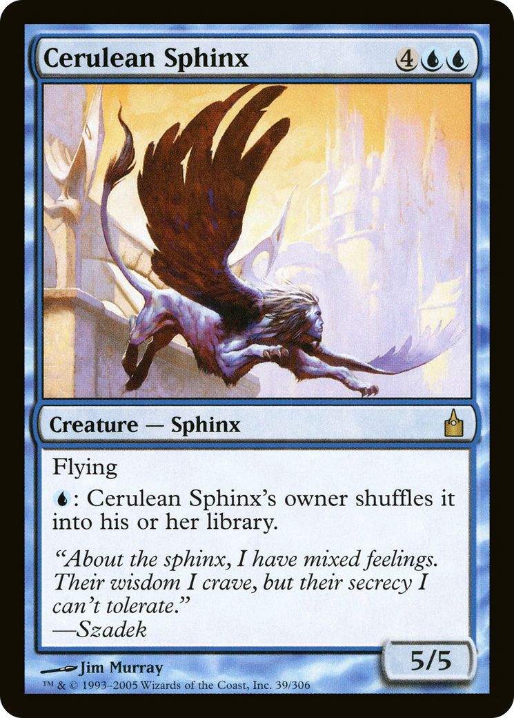 Cerulean Sphinx [Ravnica: City of Guilds] Foil