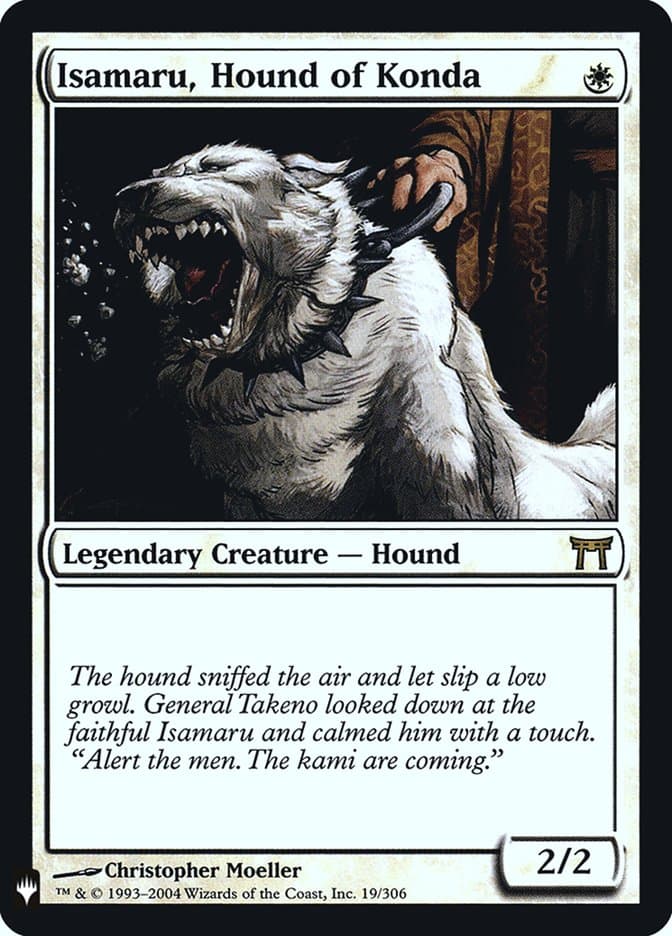Isamaru, Hound of Konda |  Foil (CHK-19) [The List]