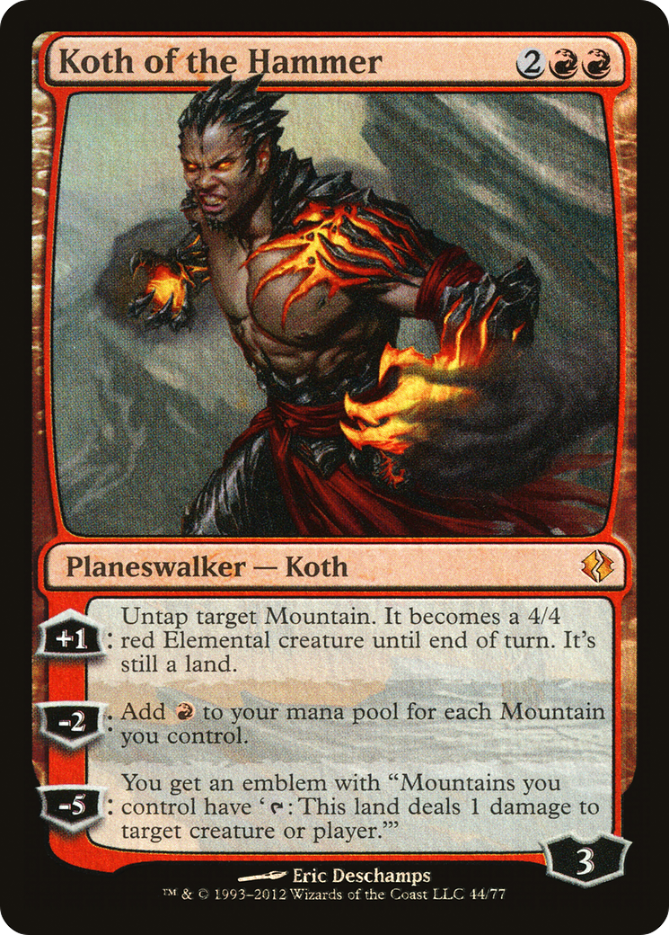 Koth of the Hammer [Duel Decks: Venser vs. Koth] Foil
