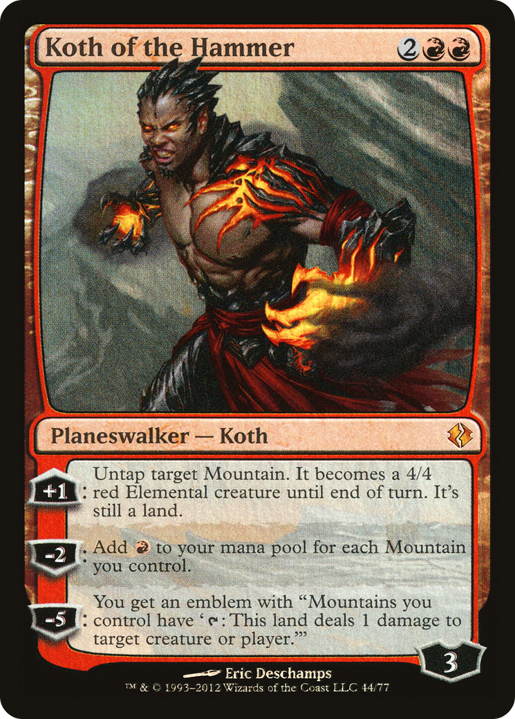 Koth of the Hammer (044) [Duel Decks: Venser vs. Koth]
