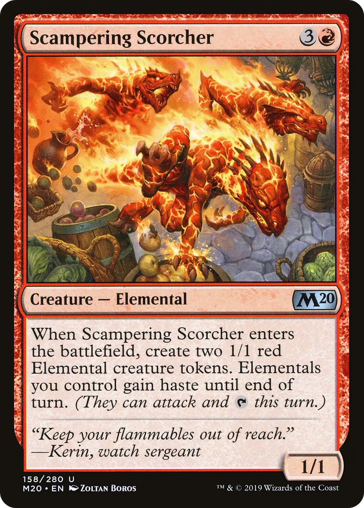 Scampering Scorcher [Core Set 2020] Foil