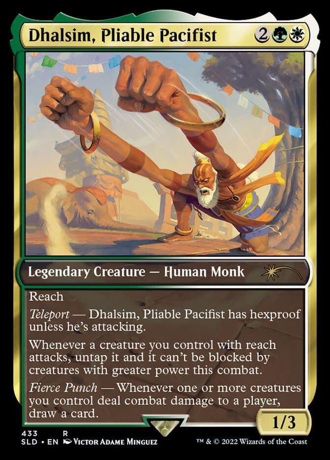 Dhalsim, Pliable Pacifist [Secret Lair Drop Series] Foil