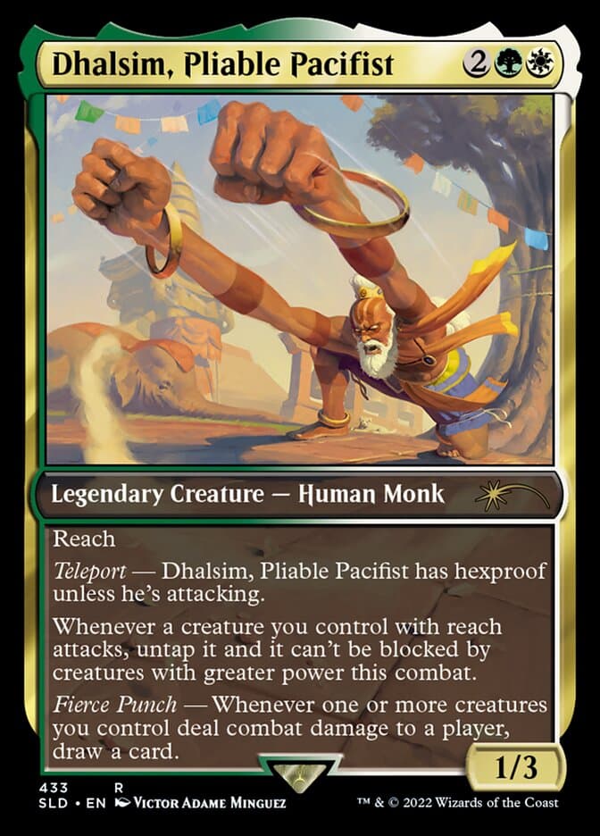 Dhalsim, Pliable Pacifis [Secret Lair Drop Series] Foil