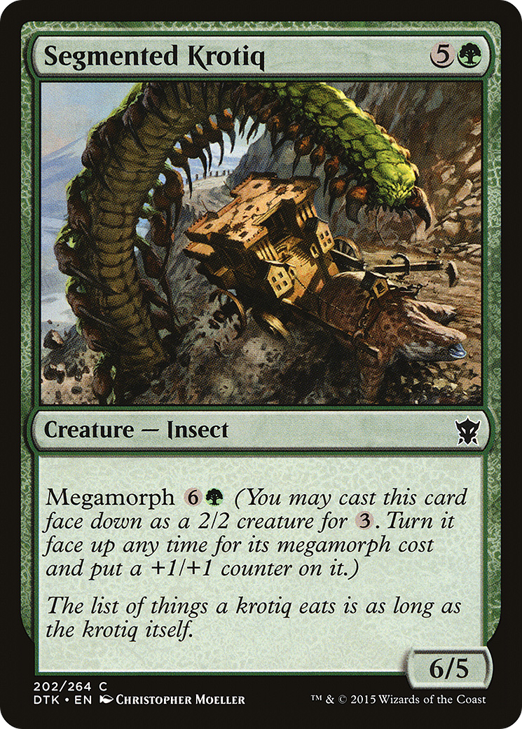 Segmented Krotiq [Dragons of Tarkir] Foil