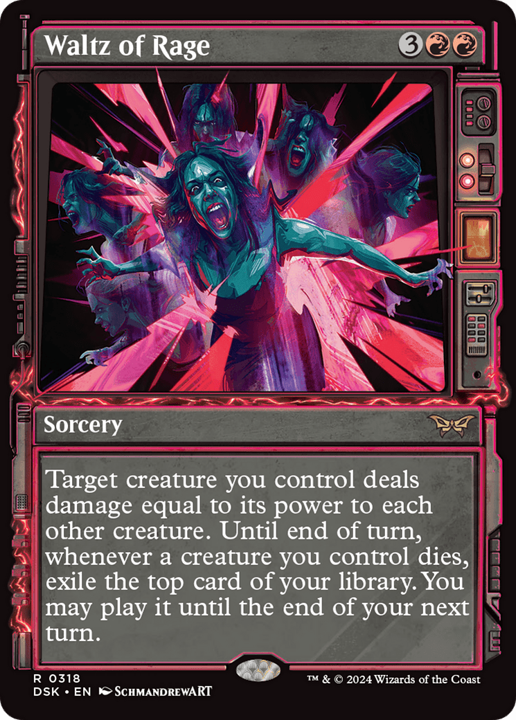 Waltz of Rage (Showcase) [Duskmourn: House of Horror]